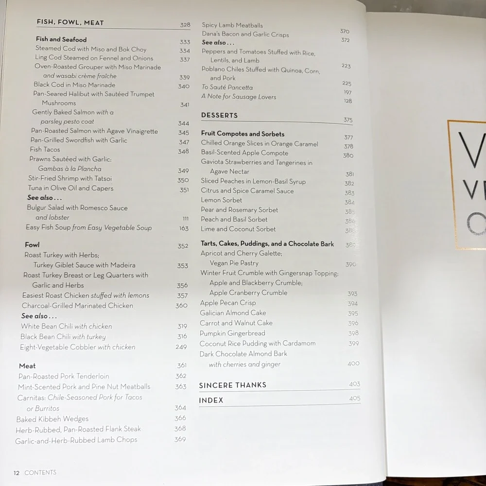 Vegan Vegetarian Omnivore Anna Thomas Cookbook First Edition Hardcover 2016